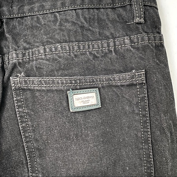 Dolce & Gabbana Black Charcoal Denim Jeans - Picture 5 of 6